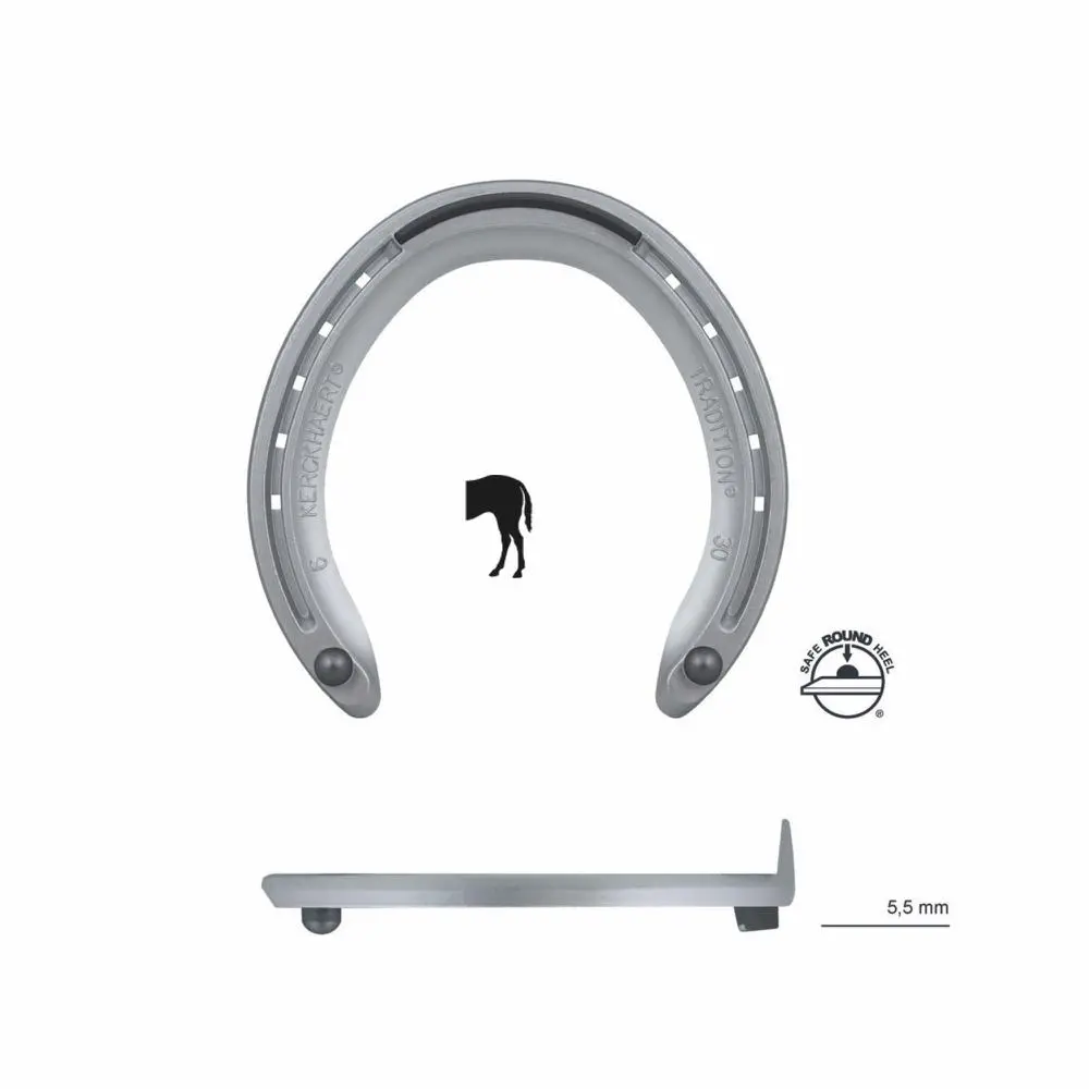 HERRADURA ALUMINIO RT ROUND H.PATA 6 CON TACO